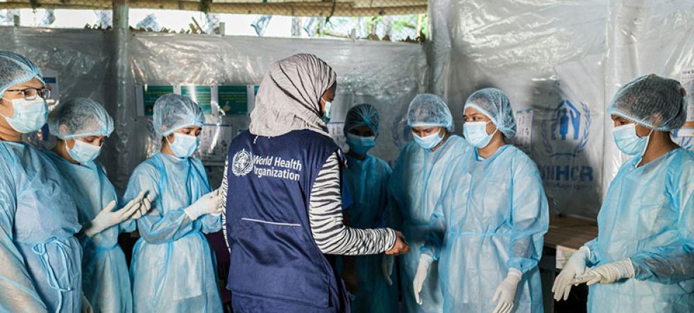 Rohingya refugees receive first COVID vaccinations in Bangladesh