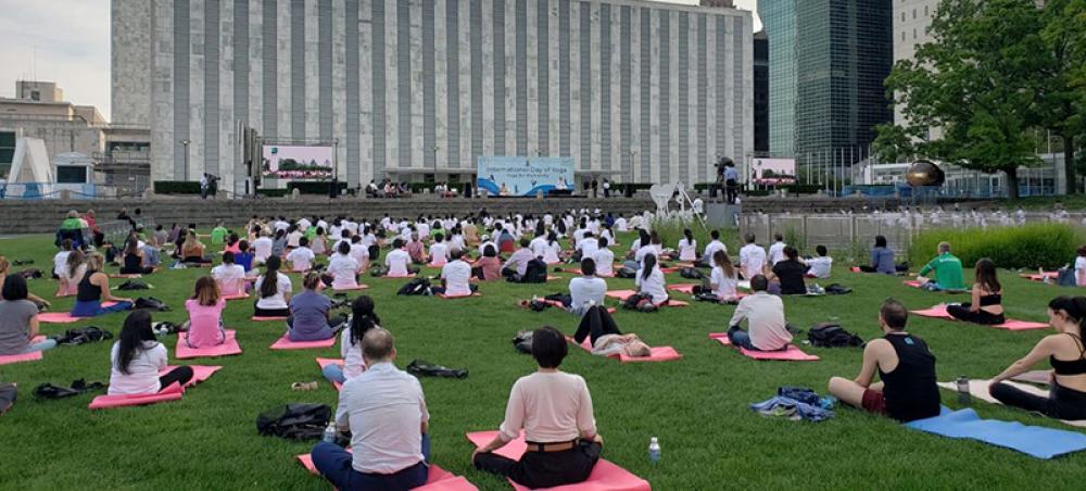 Celebrating the union of body and soul: UN marks International Yoga Day Celebrating the union of body and soul: UN marks International Yoga Day