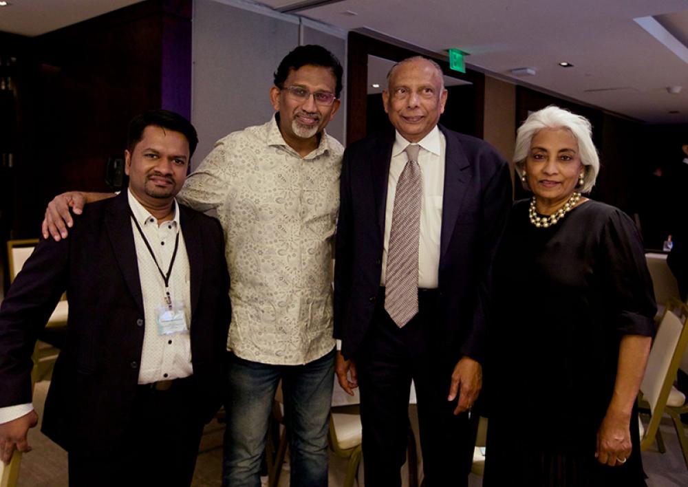 Vattikuti Foundation was set up by Indian American entrepreneur and philanthropist Raj Vattikuti (second from right) in Michigan, USA and India.