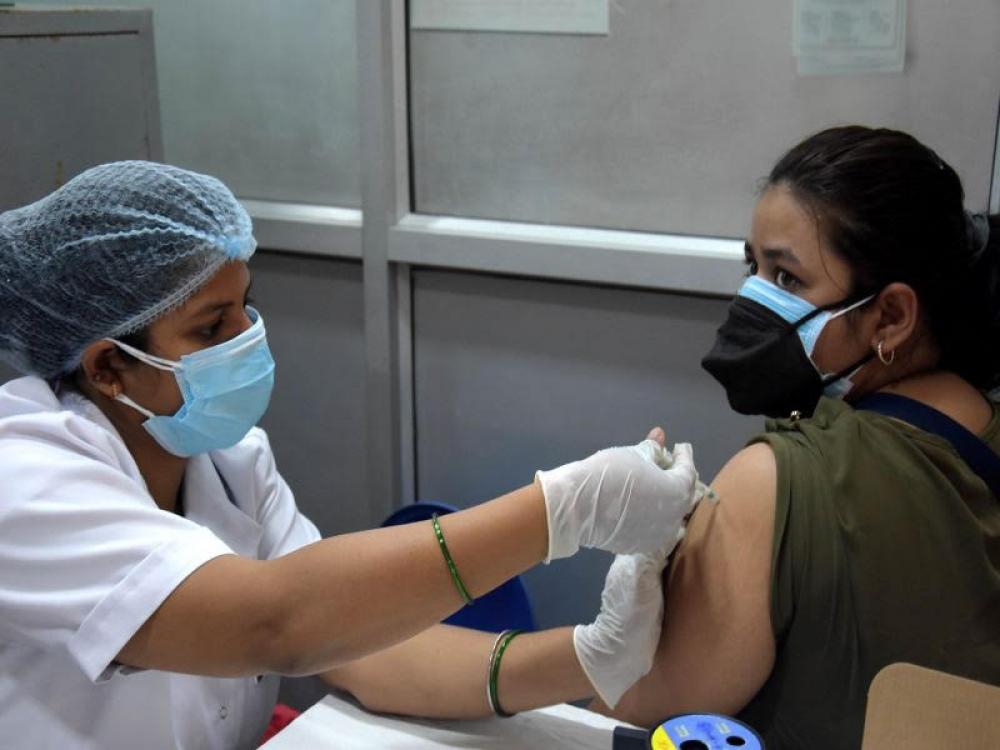 File photo of a vaccination centre in India (UNI Image)