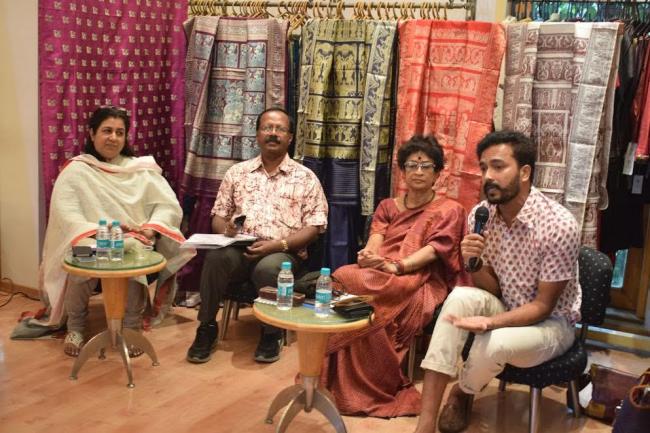 Weavers Studio Resource Centre , Tantuja join hands to restore beautiful Baluchori 