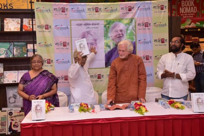 Starmark, Karigar host launch of Martin Kampchen’s new book Anubhabe Anudhyane Rabindranath