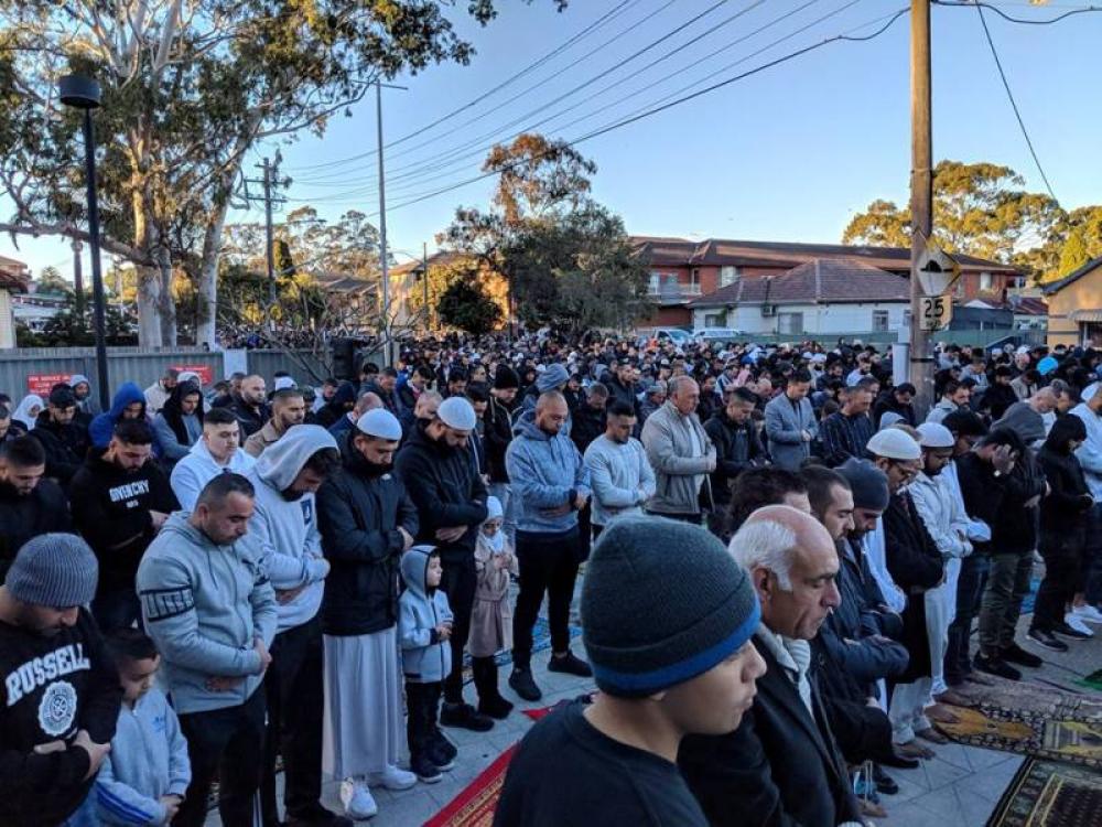 Rain prayer underscores Eid gathering in Australia