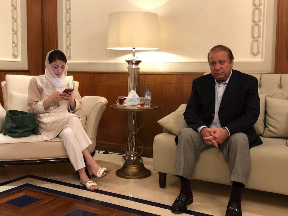 Nawaz Sharif, daughter Maryam arrested after landing at Lahore airport