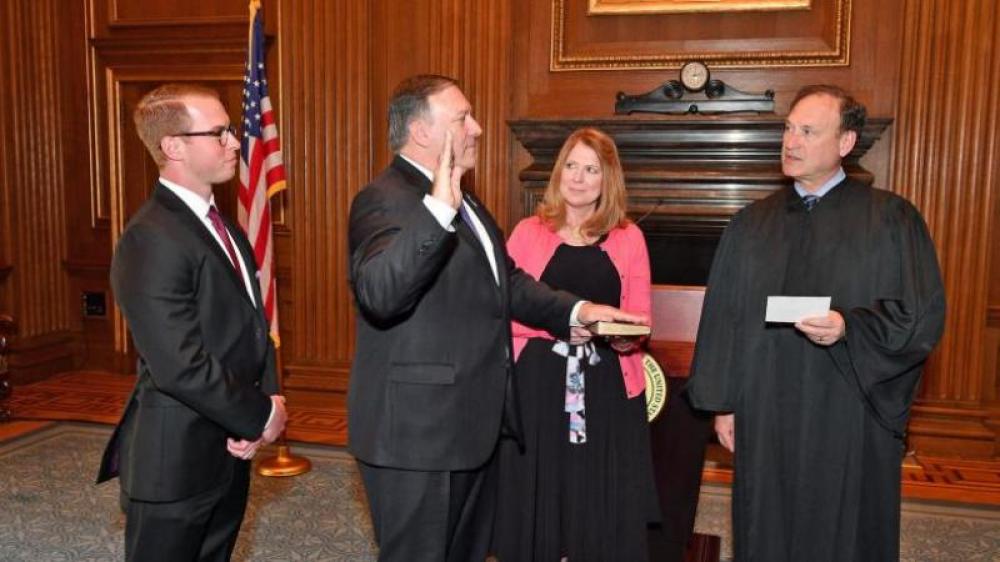 Mike Pompeo takes oath as US Secretary of State 