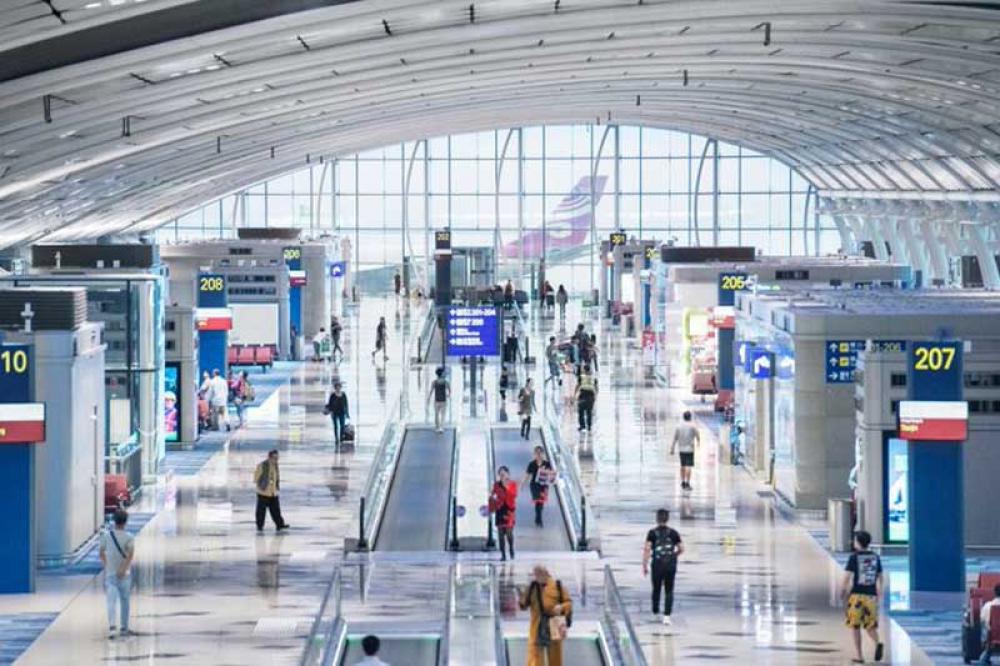 Hong Kong airport cancels flights as protests in terminal enter fourth day 