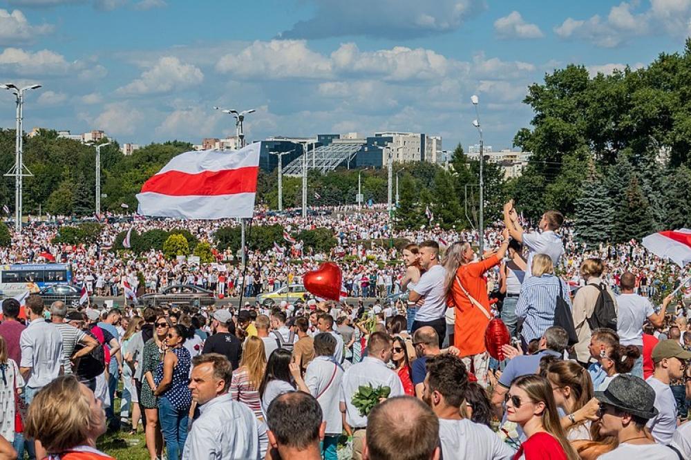 Belarusian Police arrest at least 10 people during opposition 'Women's March' in Minsk