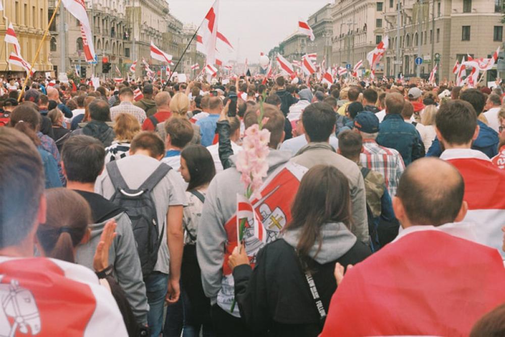 At least 40 people detained during protests in Minsk: Belarusian Rights Group