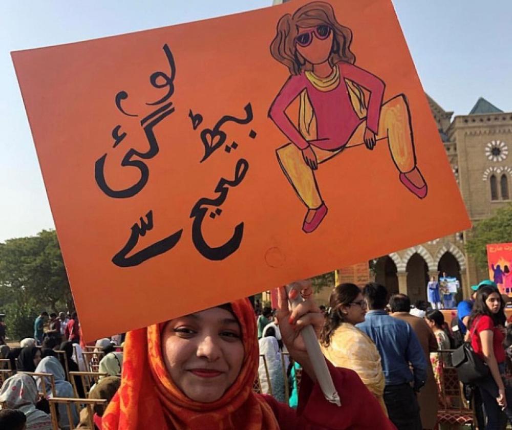 Aurat March organizer booked for blasphemy in Pakistan