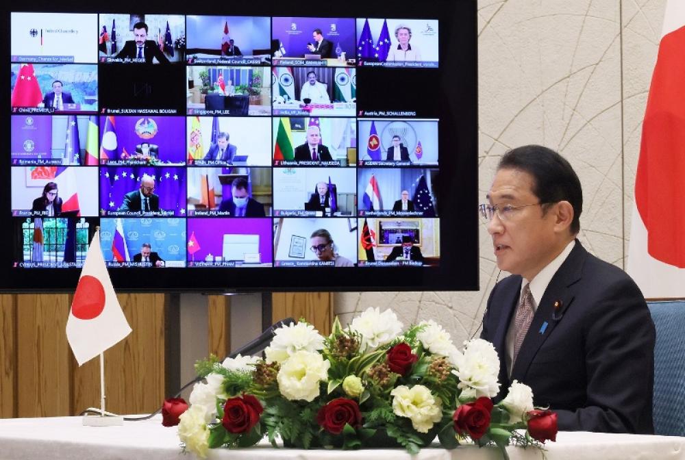 Japan PM voices strong concern over China human rights issues at Asia-Europe summit Japan PM voices strong concern over China human rights issues at Asia-Europe summit