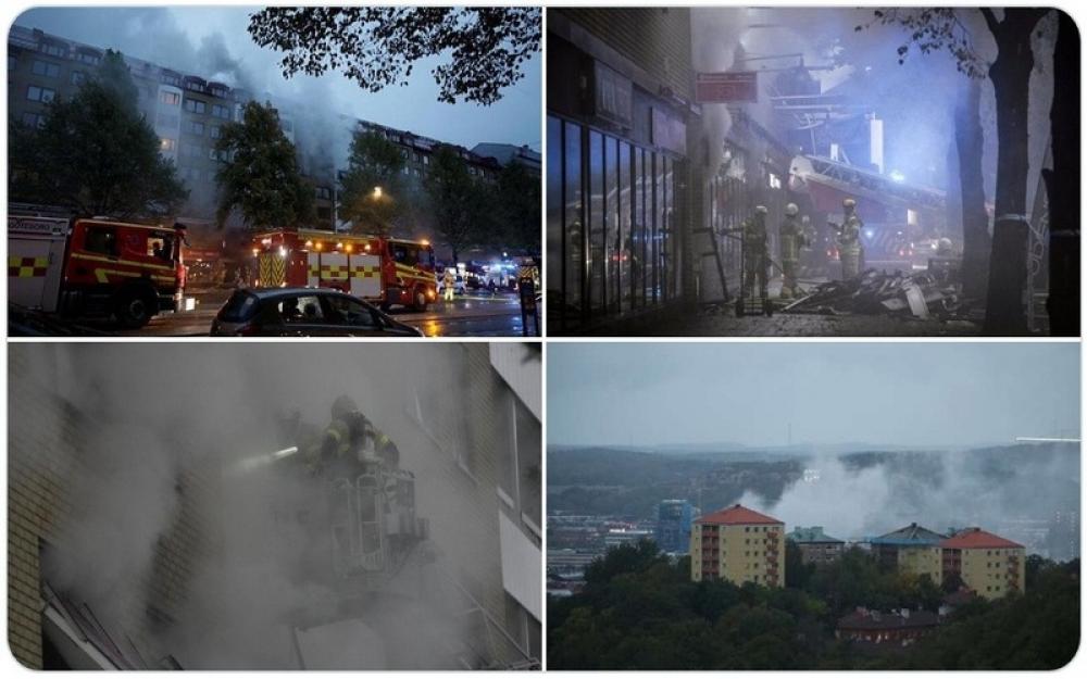 25 in hospital after blast rocks residential area in Sweden's Gothenburg