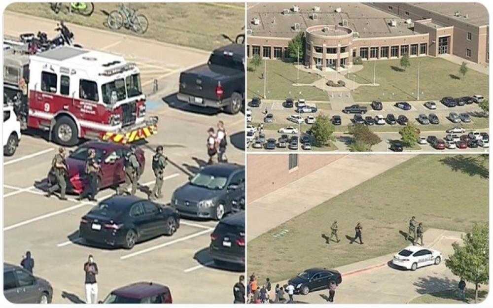 Four injured in Texas school shooting, 18yo suspect in custody after manhunt