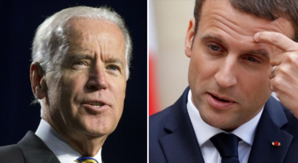 Joe Biden, Emmanuel Macron discuss Ukraine situation