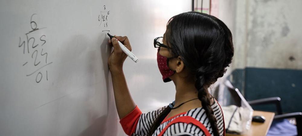 Girls’ performance in maths ‘starting to add up to boys’, says UNESCO