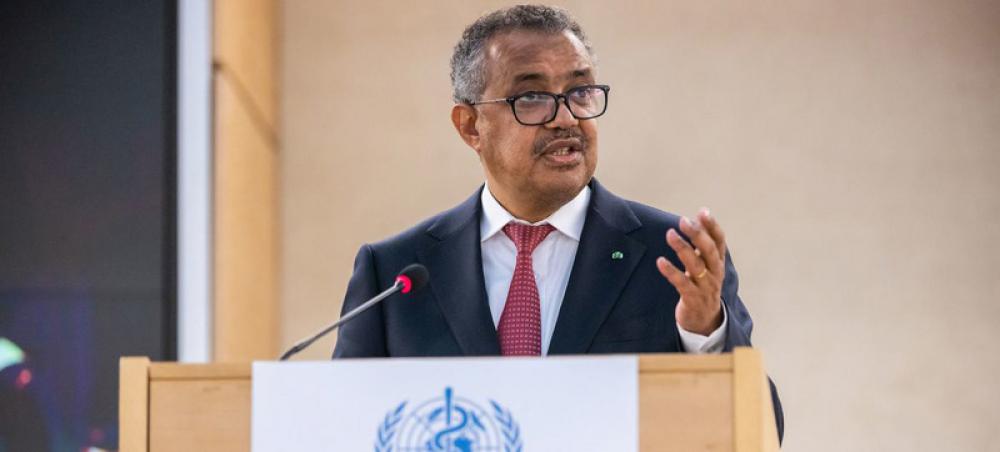 WHO Boss Tedros says he is unable to send money to 