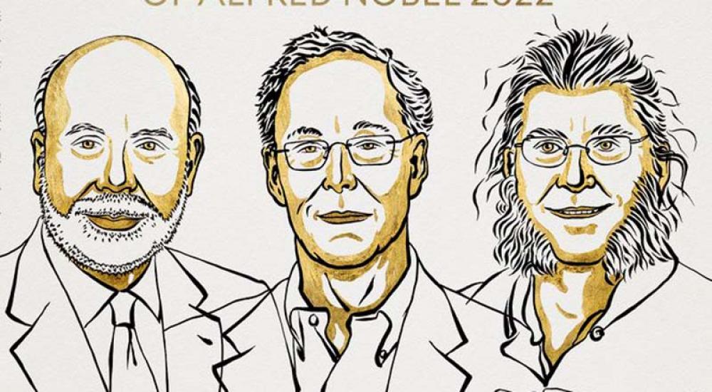 Economics Nobel awarded to 3 'for research on banks and financial crises'