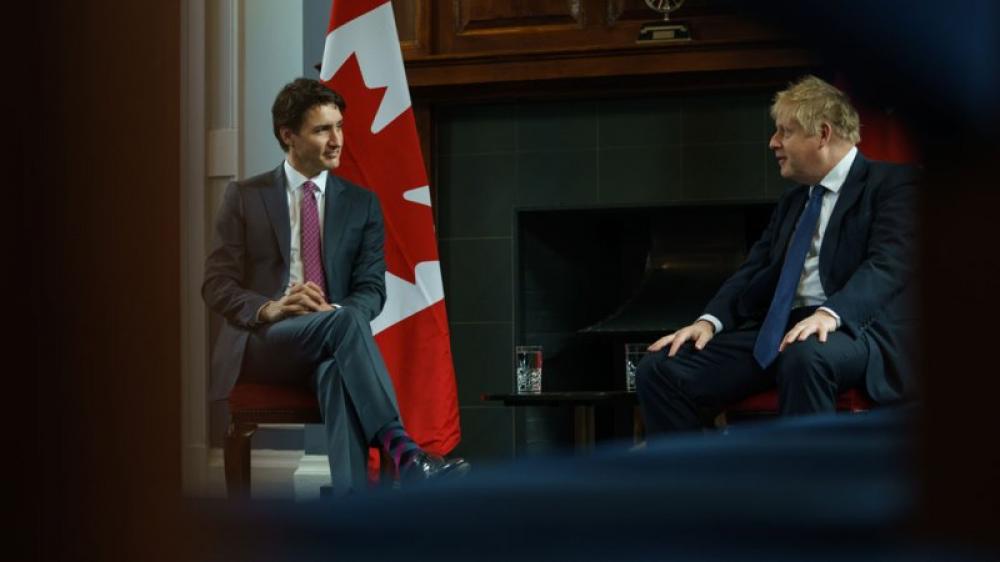 Russia-Ukraine: Canada PM Trudeau meets with British PM Boris Johnson in UK