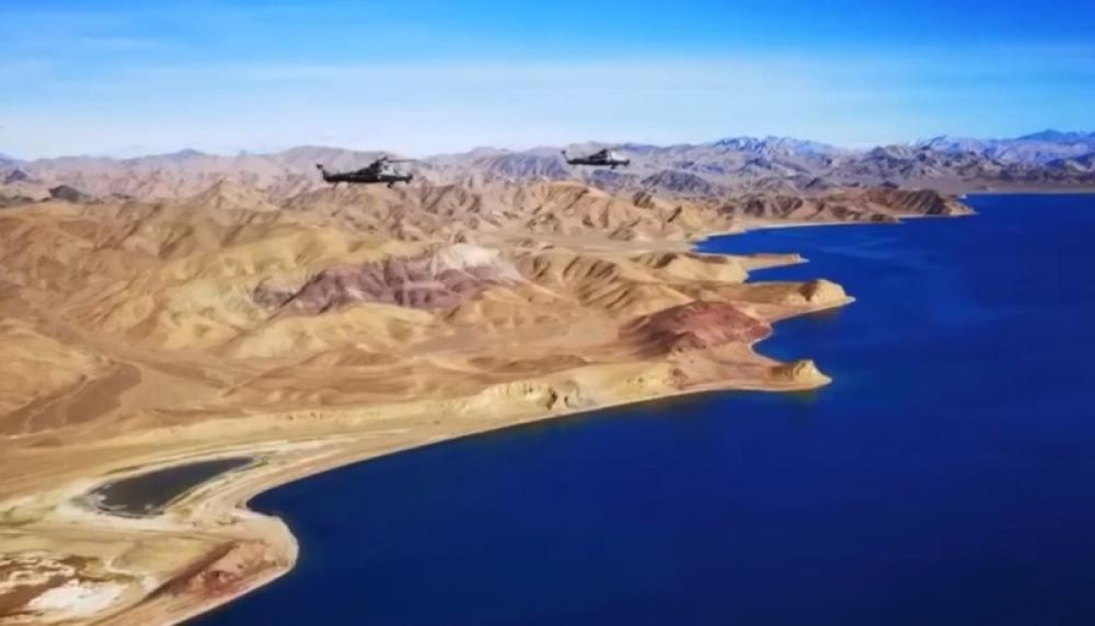 PLA conducts military exercise with attack choppers over Pangong Lake as India-China border talks end in stalemate