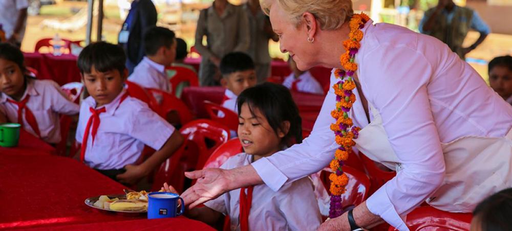 New WFP chief Cindy McCain warns of funding crunch in fight against hunger