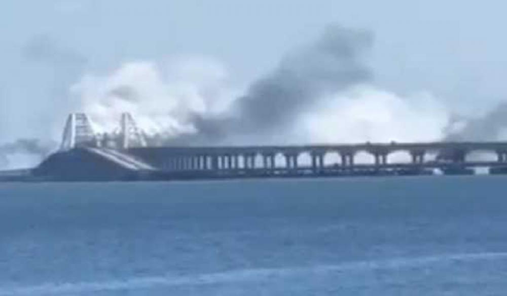 Ukraine responsible for attempted attack on Crimean Bridge, Zelenskyy says