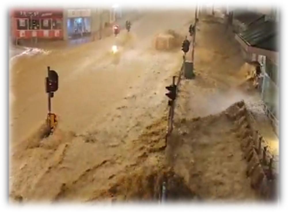 Hong Kong paralysed by heavy rainfall, flash flood