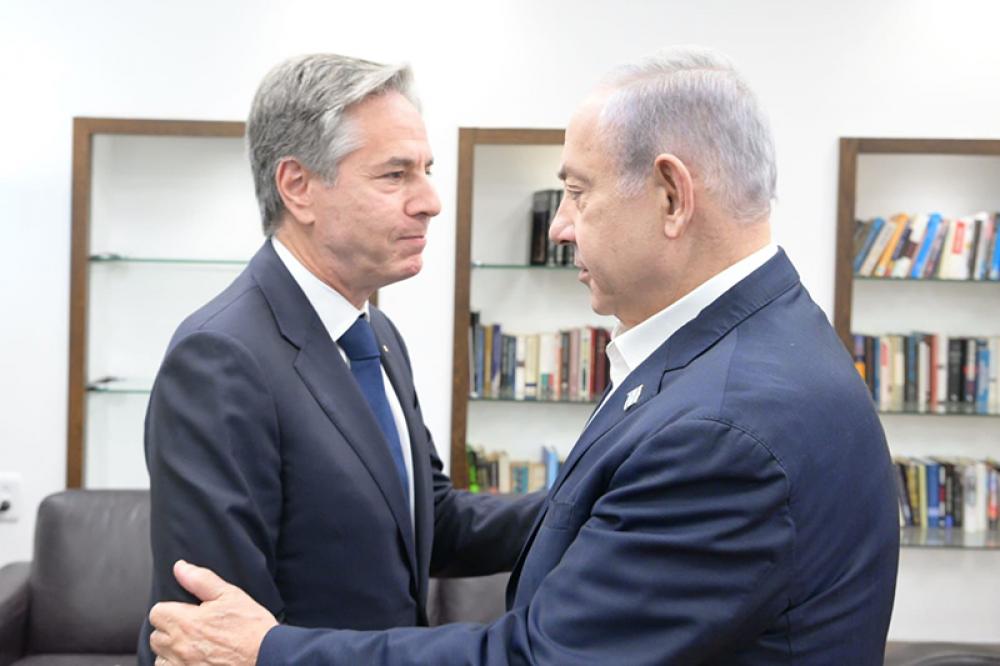 Antony Blinken meets Benjamin Netanyahu amid ongoing Israel-Hamas conflict