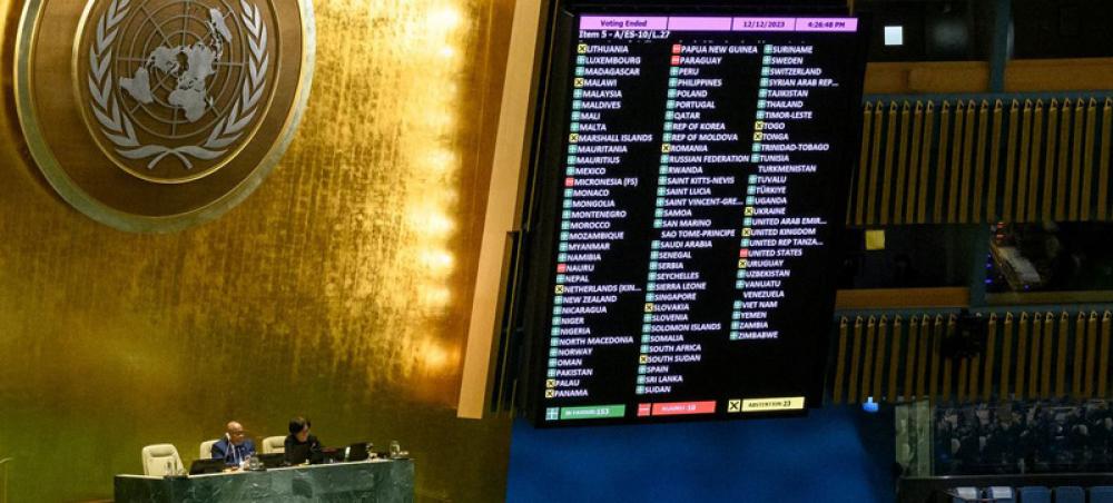 Israel-Hamas crisis: UN General Assembly votes by large majority for immediate humanitarian ceasefire in Gaza during emergency session