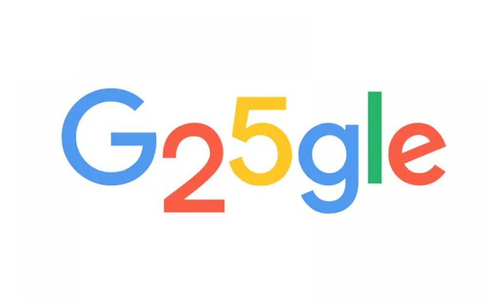Google celebrates its 25th birthday today
