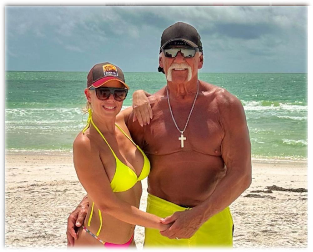 Wrestling star Hulk Hogan marries girlfriend Sky Daily in Florida Wrestling star Hulk Hogan marries girlfriend Sky Daily in Florida