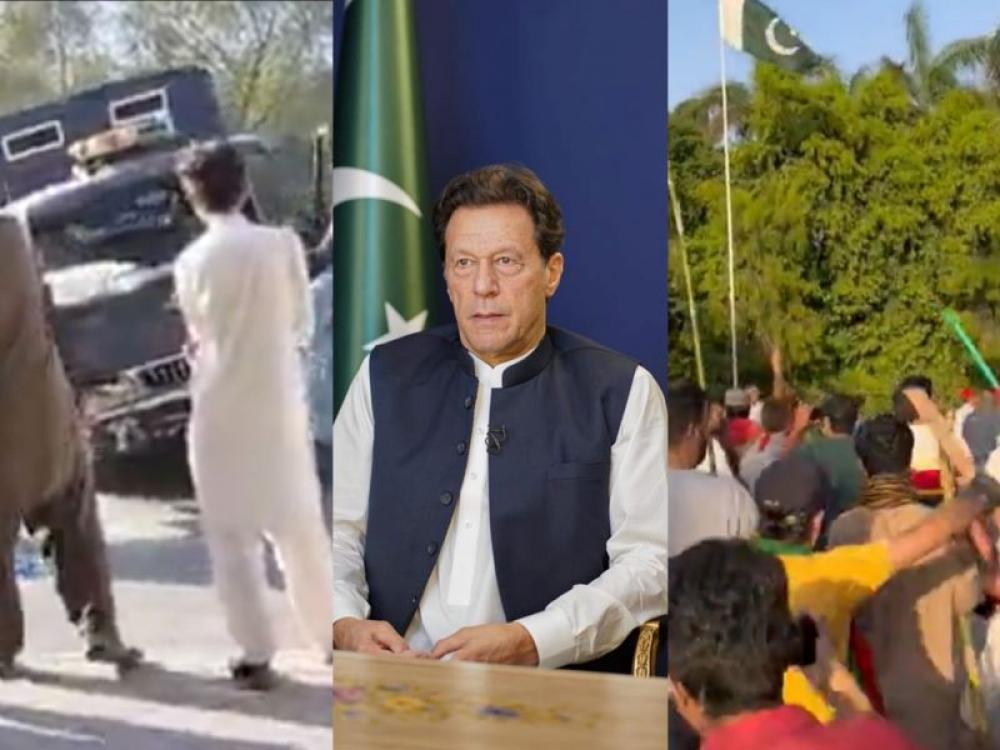 Protests rock Pakistan cities after ex-president Imran Khan