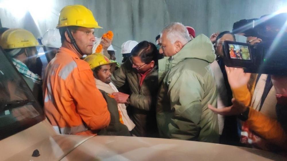 Indian tunnel rescue: 41 trapped workers brought out safely after 17-day-long operation 