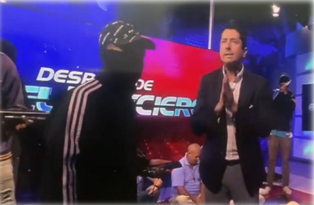 Masked gunmen storm live TV studio in Ecuador