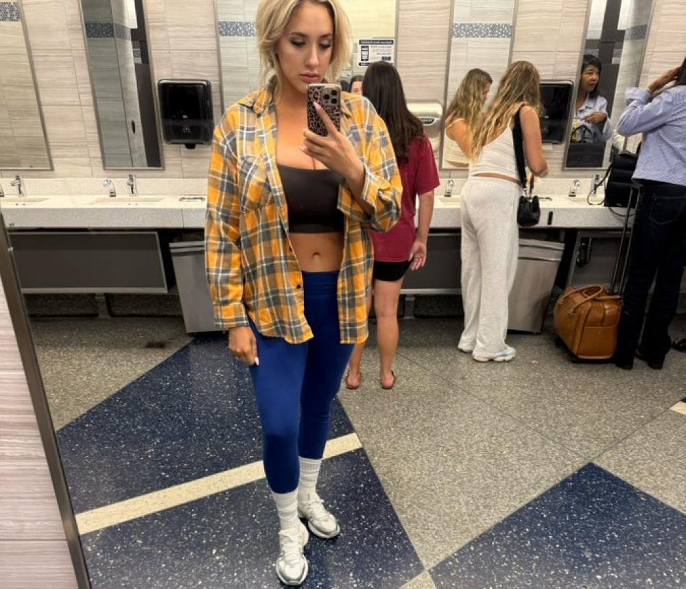 Ex-Playboy Playmate Sara Blake Cheek accuses American Airlines attendant of asking her to 'button up' before barding a flight