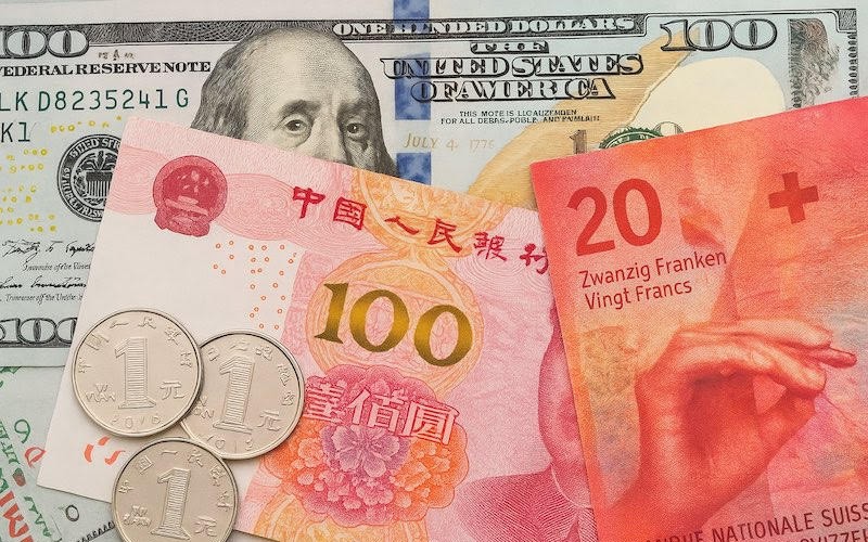 Yuan and Swiss franc emerge as alternatives to the U.S. dollar. Photo: ChatGPT