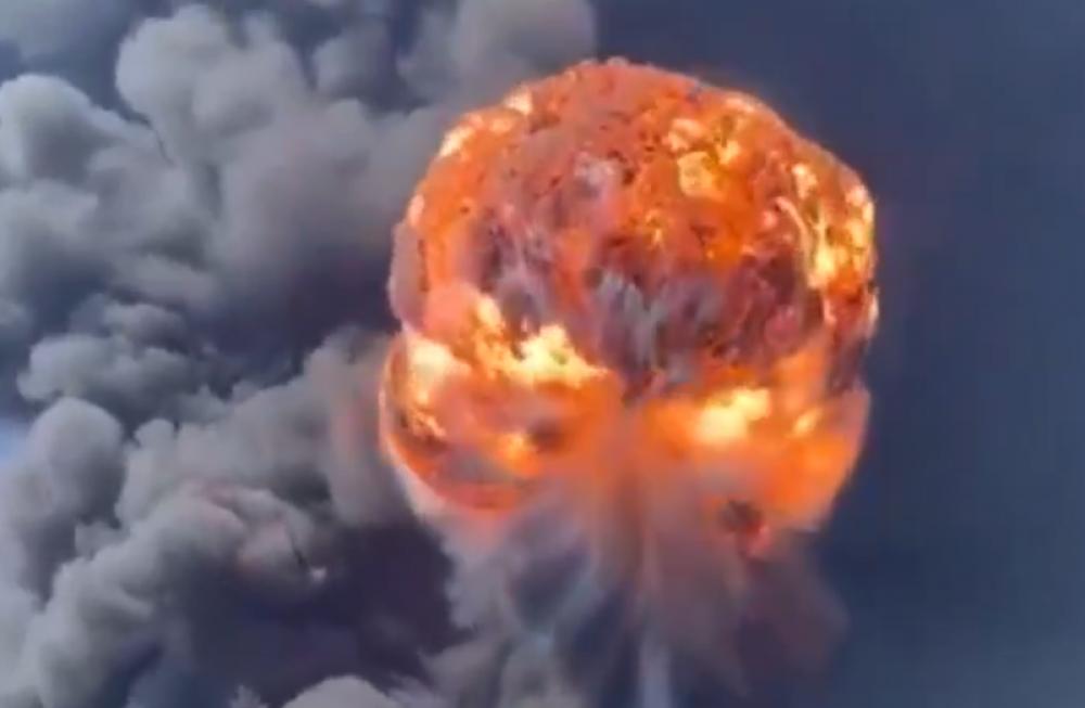 Huge explosion rocks Chinese workshop in Gaomi city Huge explosion rocks Chinese workshop in Gaomi city