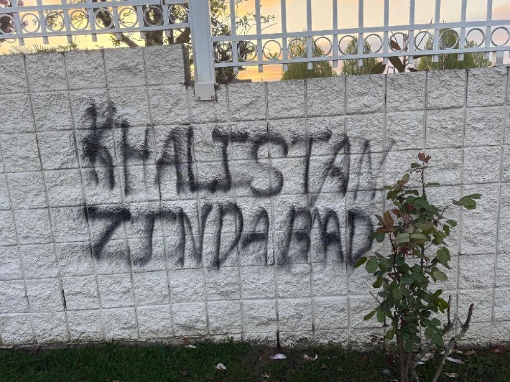 Canada: Over 100-year-old Sikh temple vandalised with pro-Khalistani graffiti in Vancouver Canada: Over 100-year-old Sikh temple vandalised with pro-Khalistani graffiti in Vancouver