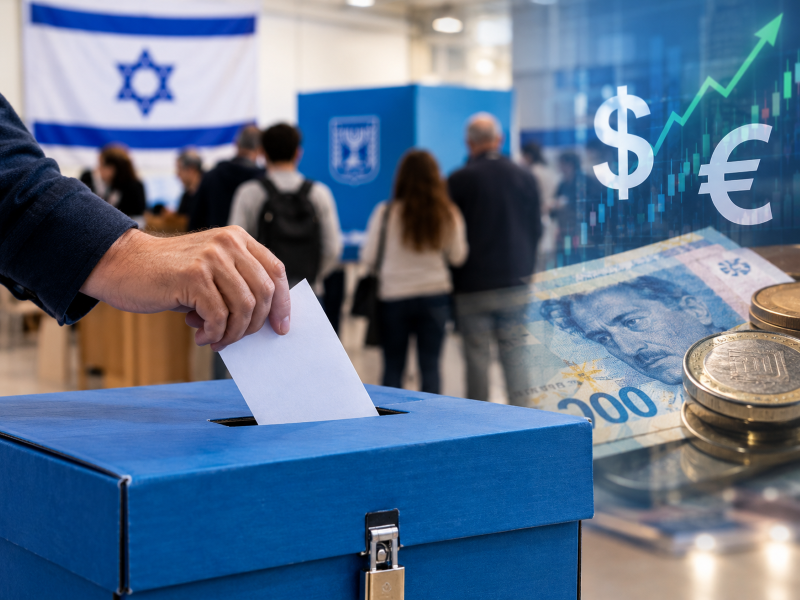 Israel election sees record 66.7% turnout as shekel surges against dollar, euro