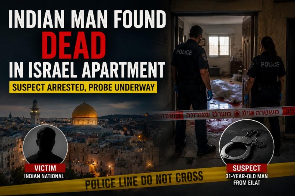 Israel:Man found dead in blood-soaked Jerusalem apartment, suspect arrested 