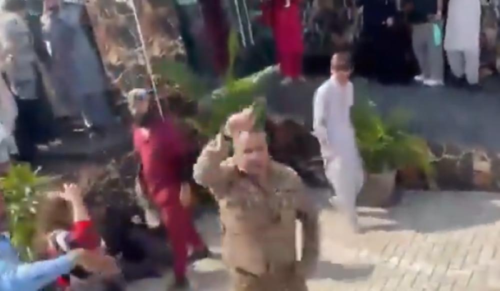 Pak Army officer storms student protest, 'beats' up students and fires shots; video goes viral 