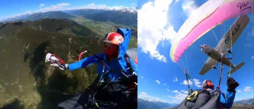 Nightmare in the sky: Plane slams into paraglider in freak mid-air collision &mdash;What happens next is unbelievable 