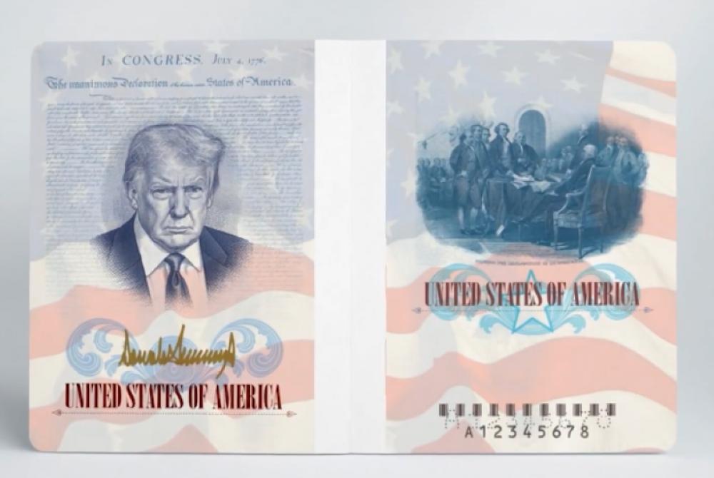 US to launch limited edition passports with Trump&rsquo;s face and signature for 250th anniversary