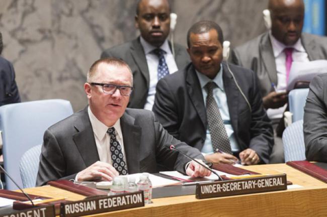 UN political chief urges restraint by Israelis, Palestinians 