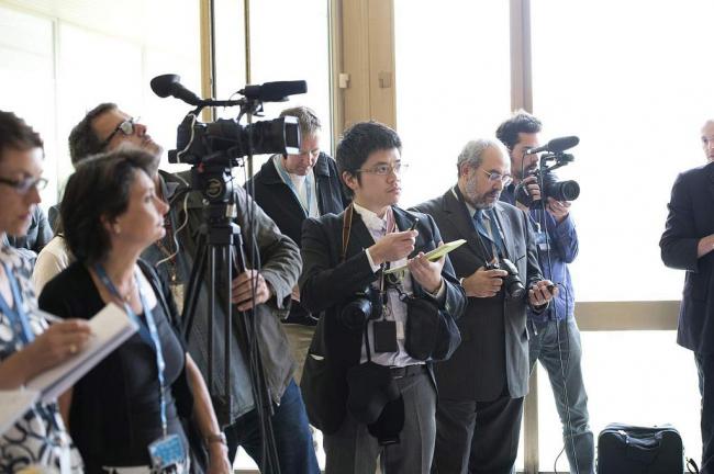 Egypt: UN's Ban welcomes release of detained journalists, urges fair trial Egypt: UN's Ban welcomes release of detained journalists, urges fair trial