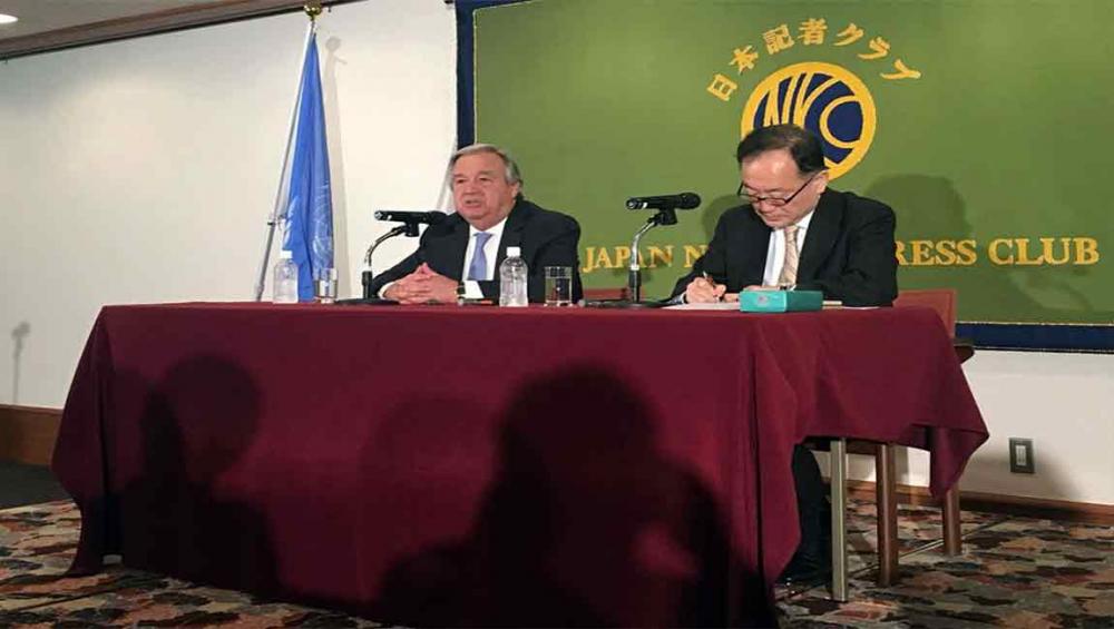 UN chief stresses need to denuclearize Korean Peninsula, avoid ‘sleepwalking into war’ UN chief stresses need to denuclearize Korean Peninsula, avoid ‘sleepwalking into war’