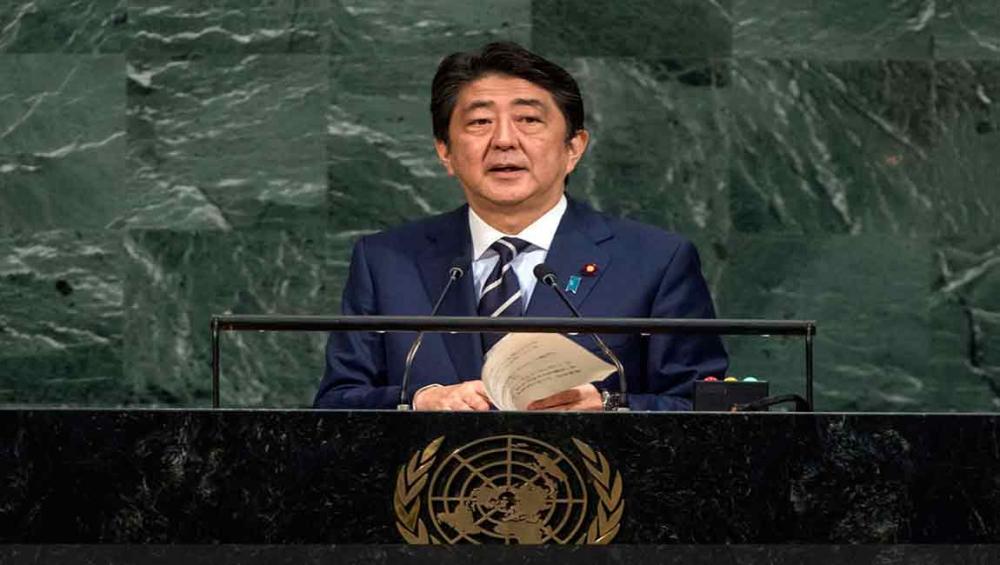 Japan’s Abe, at UN General Assembly, calls for ‘action now’ on DPRK nuclear programme