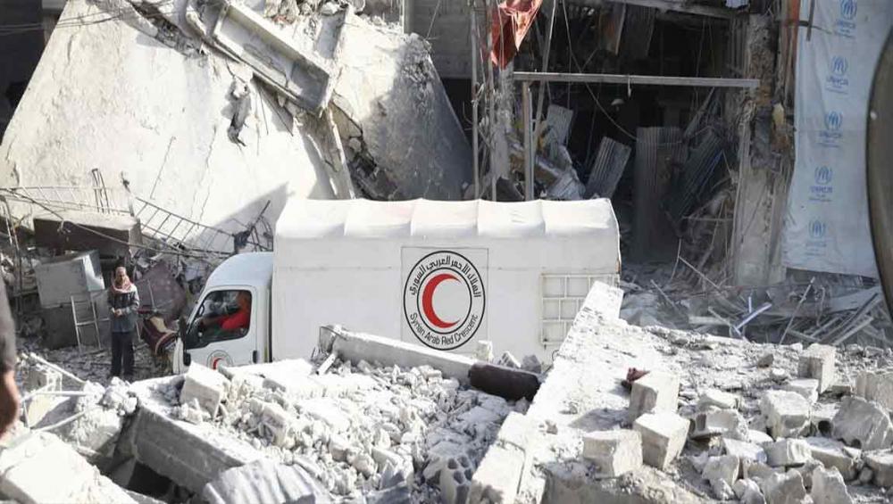 UN chief urges completion of planned aid delivery to Douma in Syria’s east Ghouta