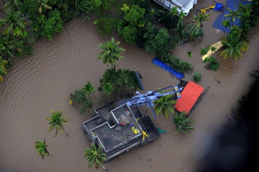 Kerala floods: Indian Prime Minister Modi visits inundated state, announces financial help