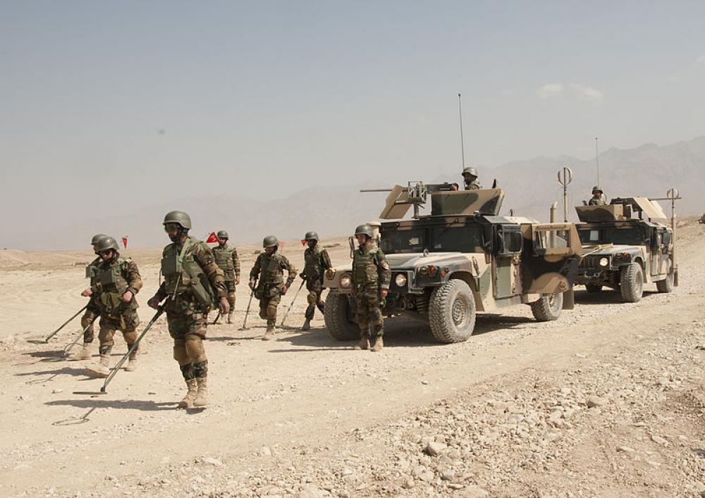 Afghan forces reinforce defenses of border town along Uzbekistan