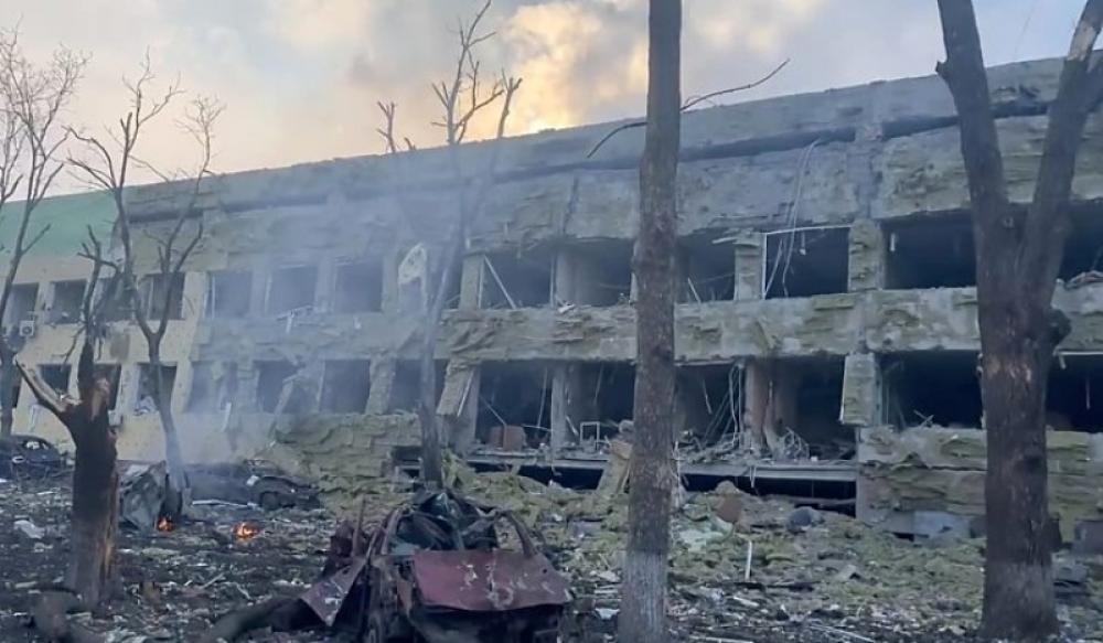 Zelensky says children under rubble as Russia bombs maternity hospital in Ukraine