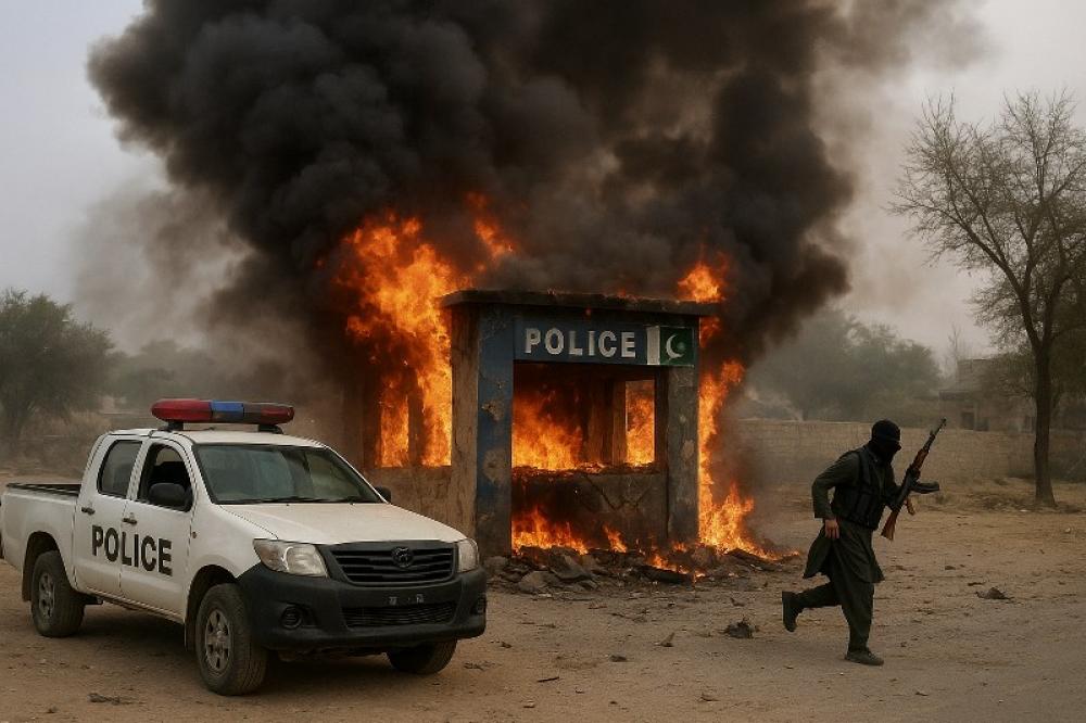 Pakistan: Cop dies as terrorists attack police checkpoint in KP Pakistan: Cop dies as terrorists attack police checkpoint in KP